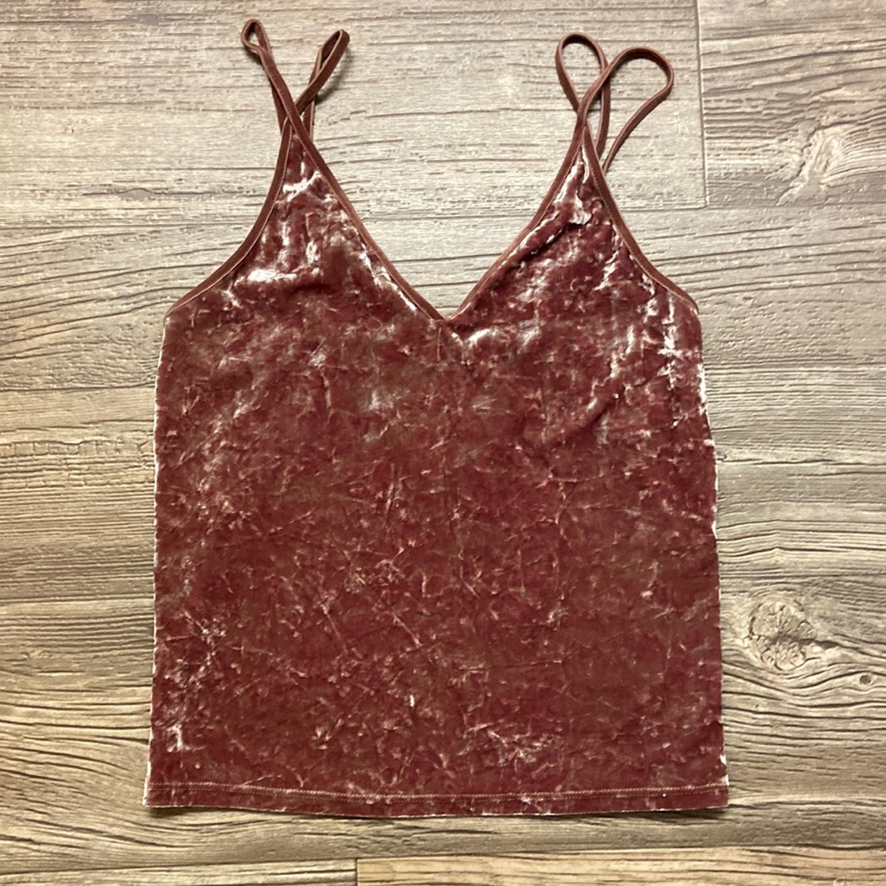 Velvet / Iridescent American eagle crop